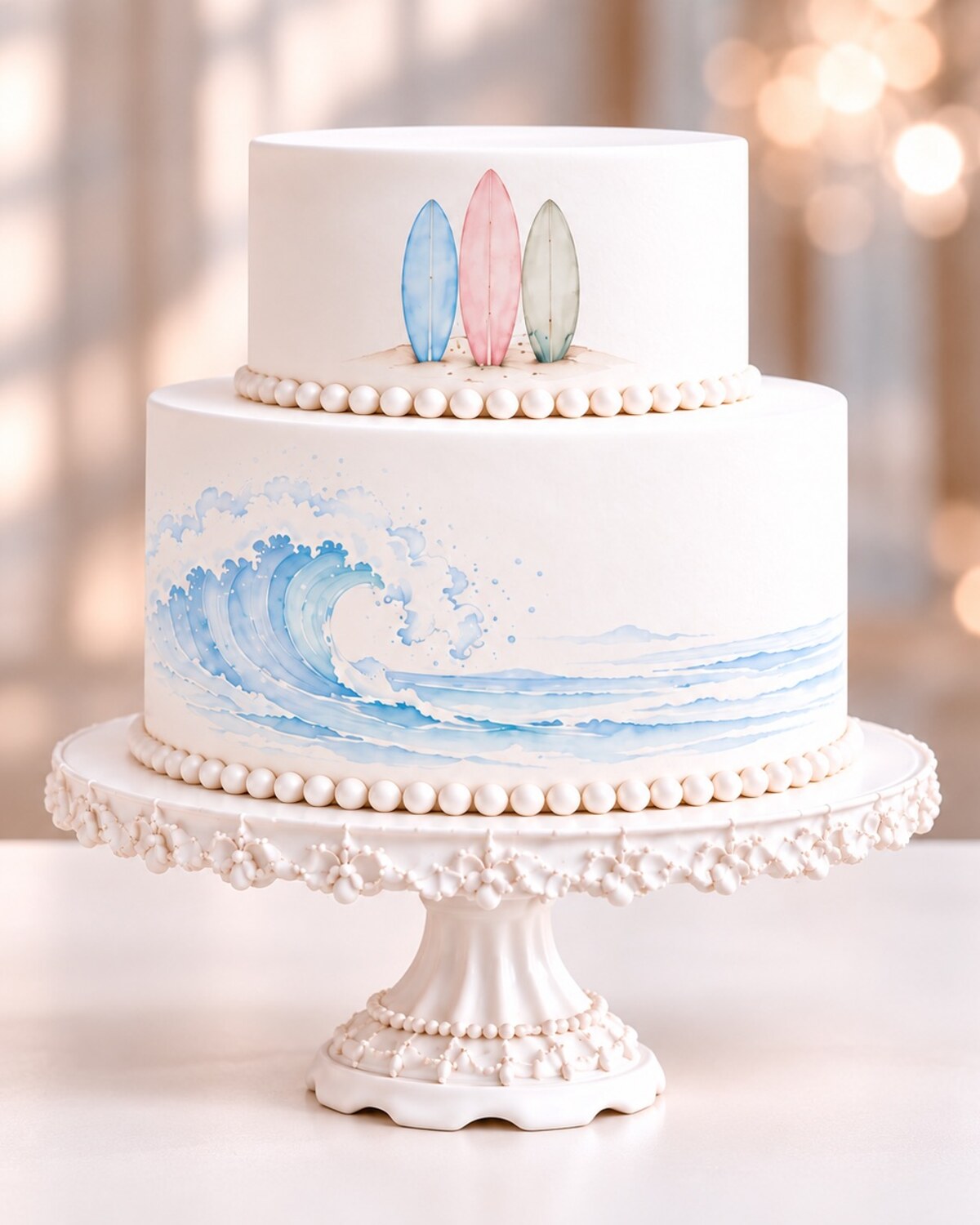 Surf — edible fondant decoration